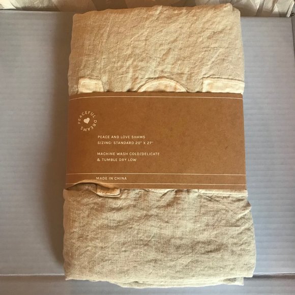 Peace and Love Pillow Sham Set - Jilly Box - Picture 4 of 4